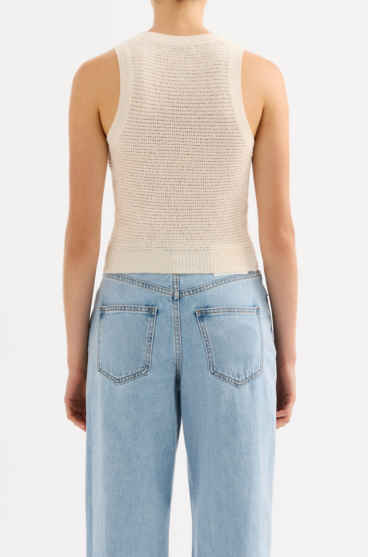 Ember Knit Tank in Cream