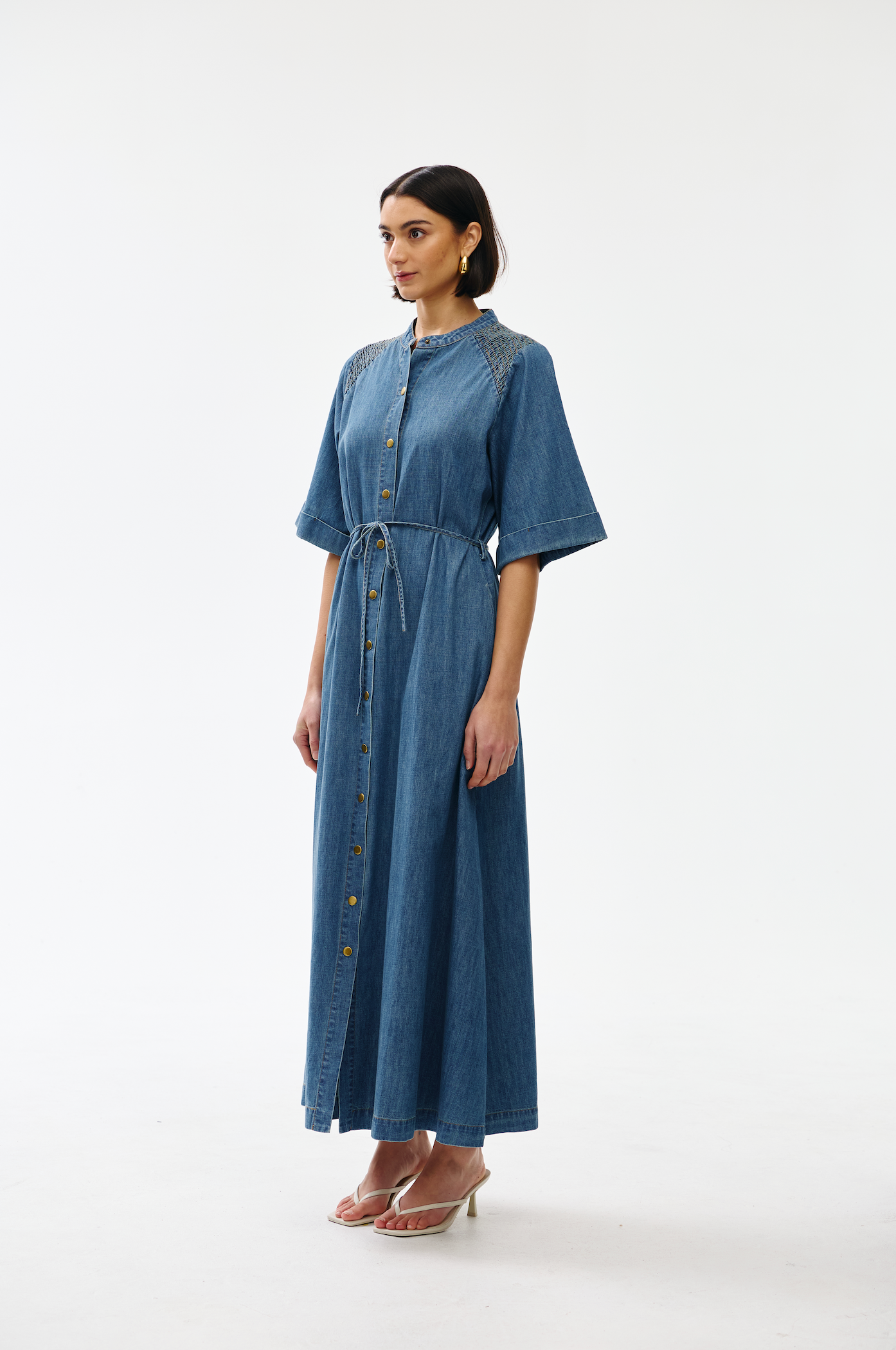 Gigi Dress in Denim