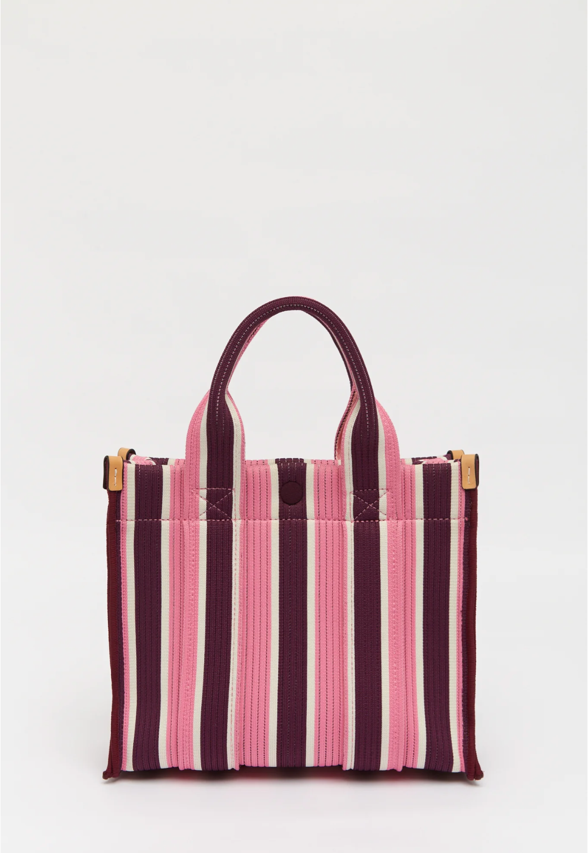 Rialto - Small Tote in Fig/Plumeria Stripe