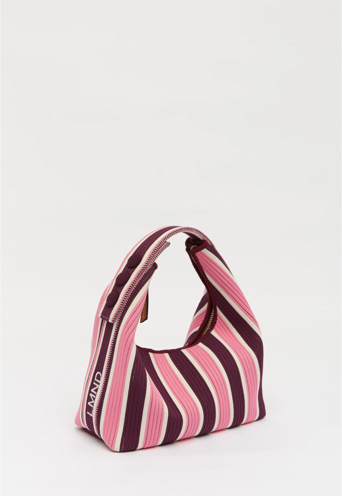 Lilo Stripe Mini Bag in Fig/ Plumeria Stripe
