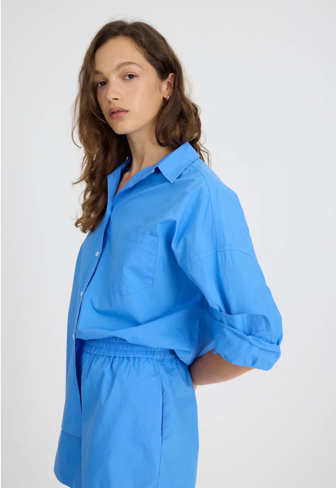 The Chiara Shorts in Ink Blue