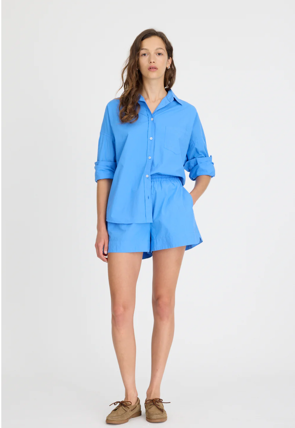 The Chiara Shorts in Ink Blue