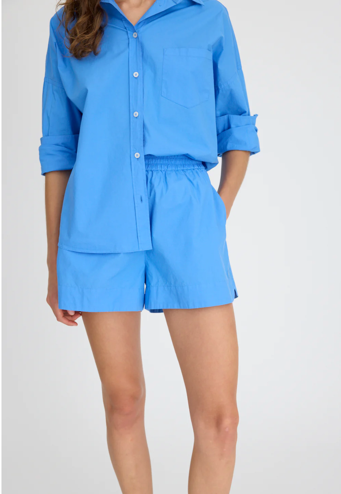 The Chiara Shorts in Ink Blue