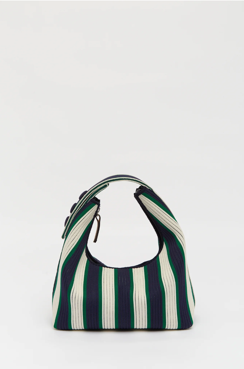 Lilo Stripes Mini Bag in Navy/Verde