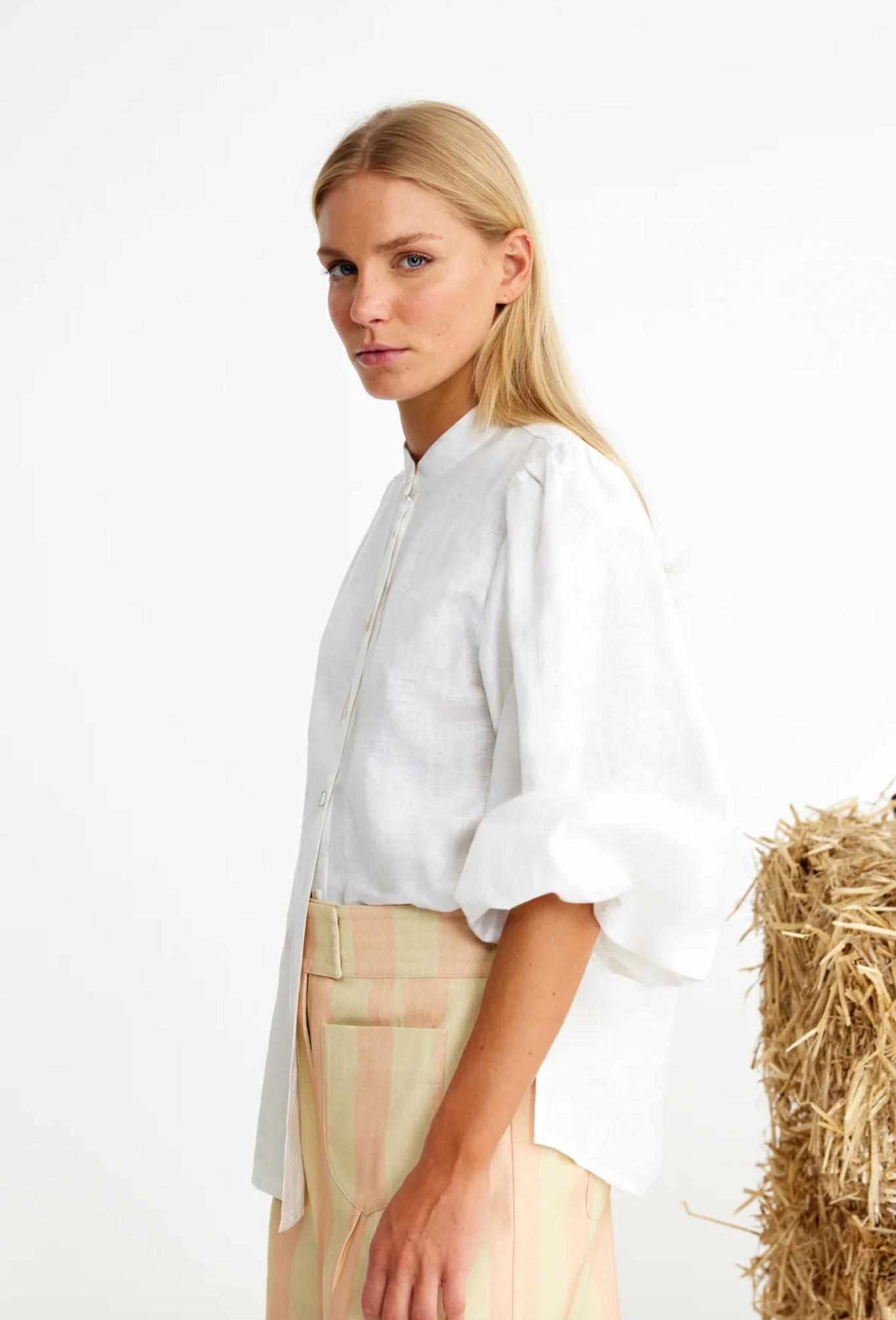 Carrots & Apples Shorts in Rockmelon Stripe