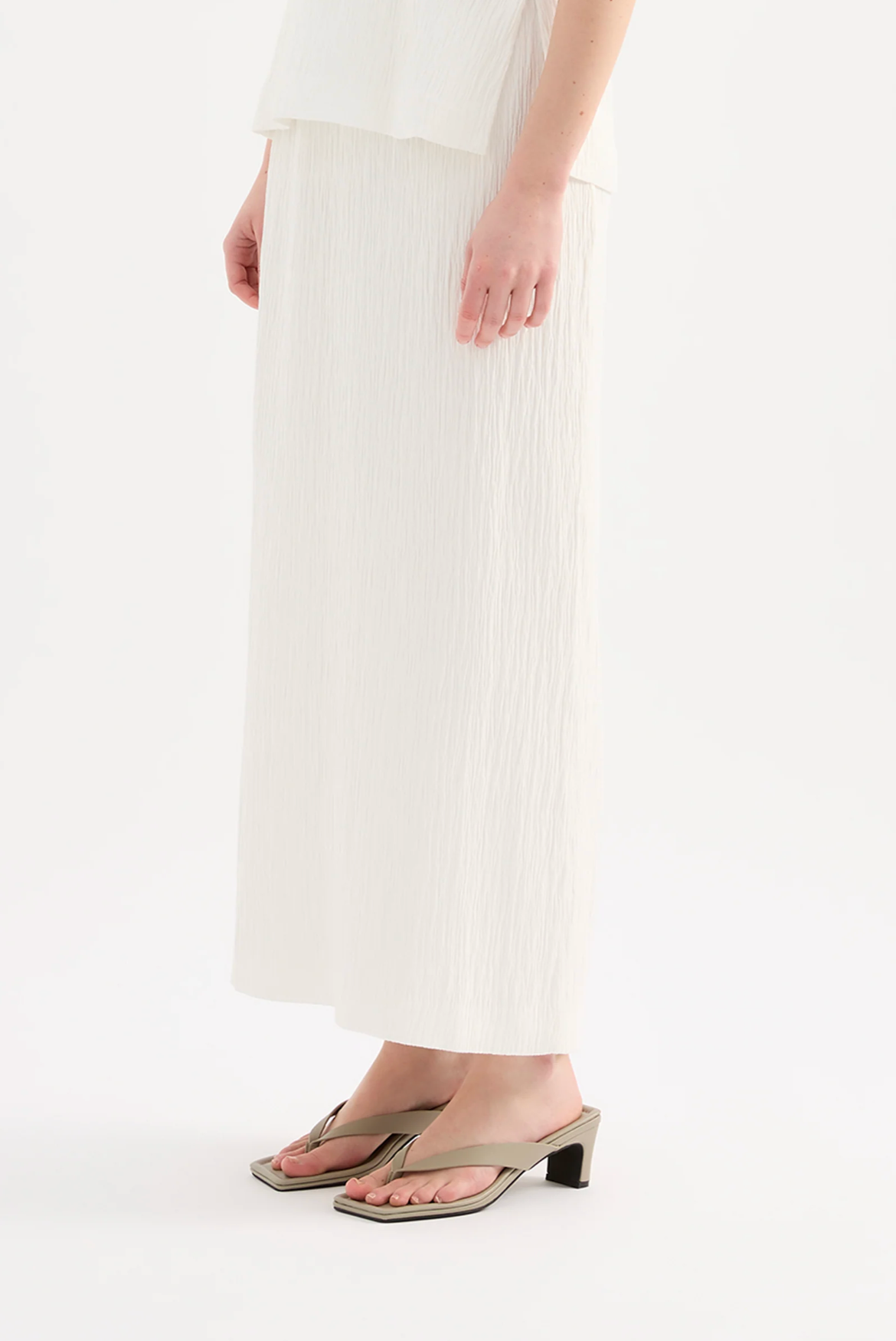 Danika Maxi Skirt in Salt