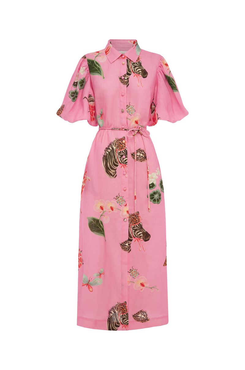 Berkeley Dress in Jungle Amour