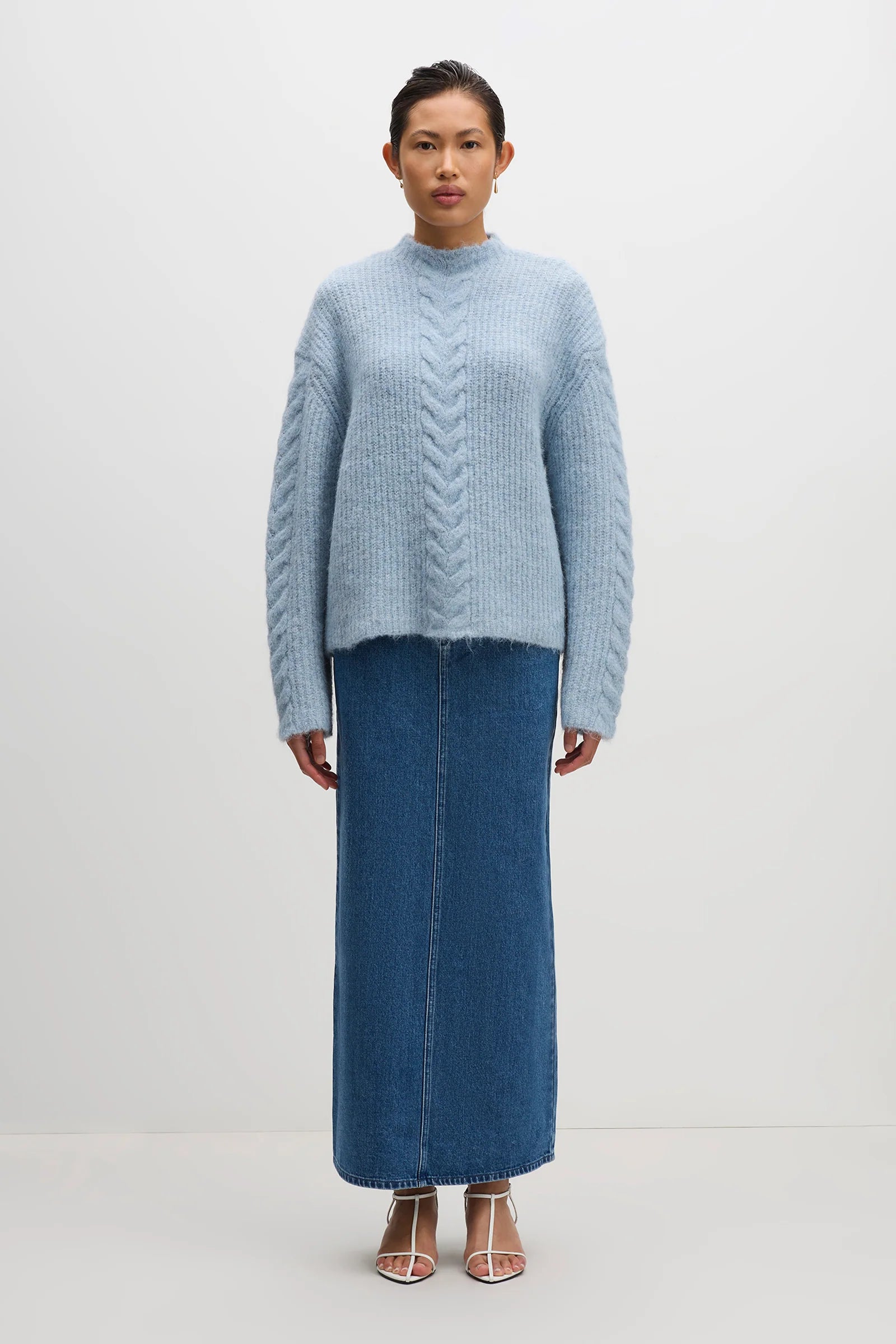 Sky Paige Cable Knit